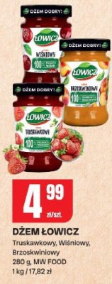 Dżem Łowicz Truskawkowy, Wiśniowy, Brzoskwiniowy promocja w Chorten