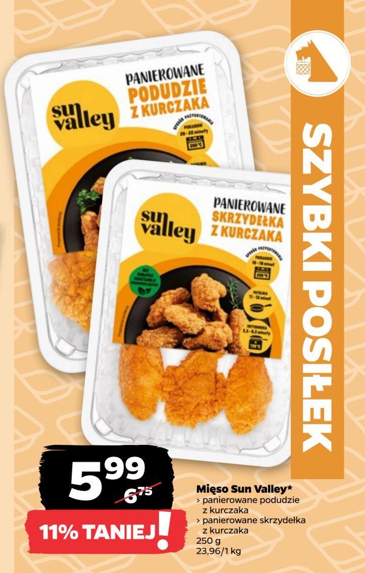 Podudzie z kurczaka panierowane SUN VALLEY promocja w Netto