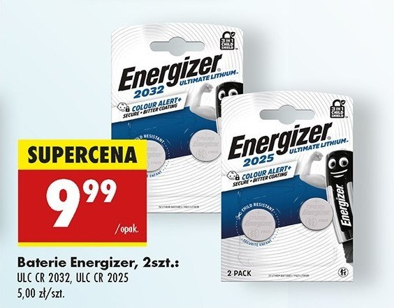 Bateria cr2025 Energizer ultimate lithium promocja