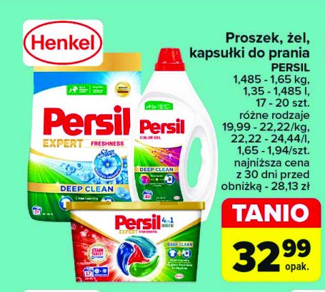 Proszek do prania deep clean PERSIL SENSITIVE EXPERT promocja