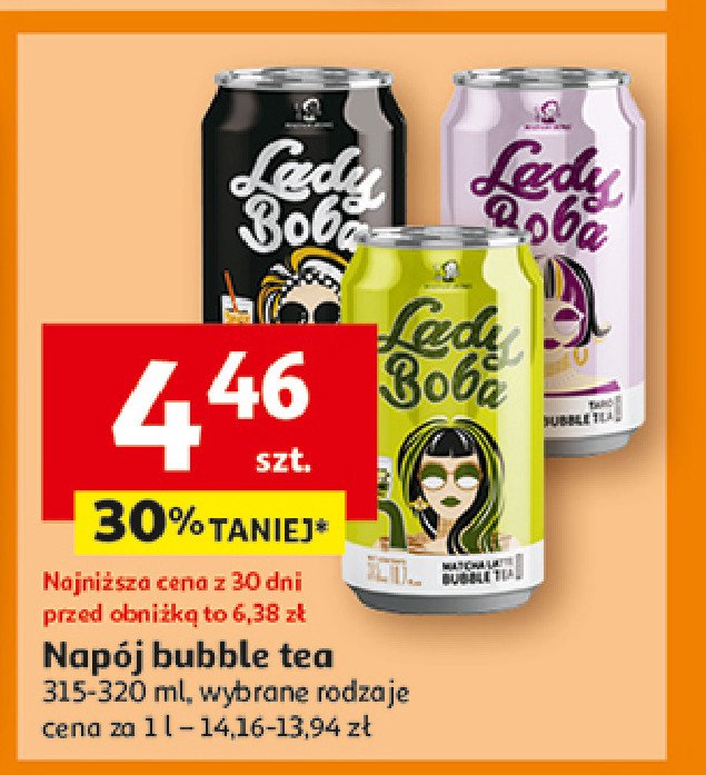 Napój bubble brown sugar LADY BOBA promocja