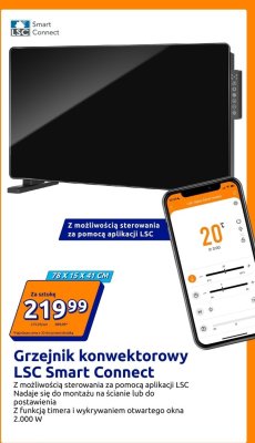 Grzejnik konwektorowy Smart Connect promocja w Action