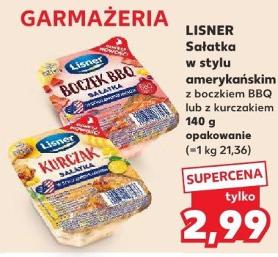 Sałatka w stylu amerykańskim z boczkiem BBQ  promocja w Kaufland