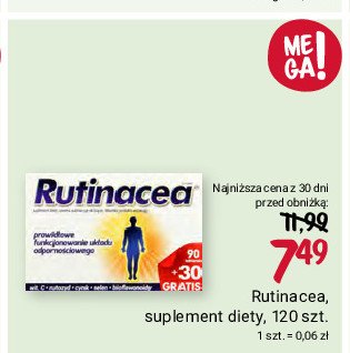 Tabletki Rutinacea promocja