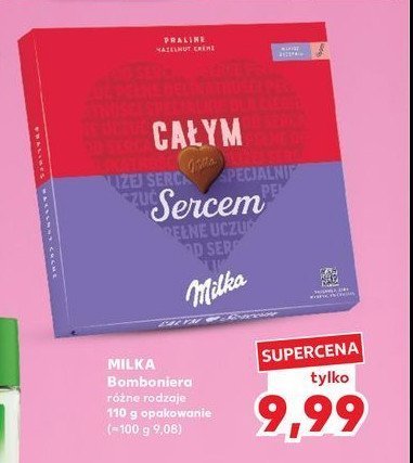 Bombonierka Milka i love milka promocja