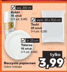 Talerzyki papierowe promocja