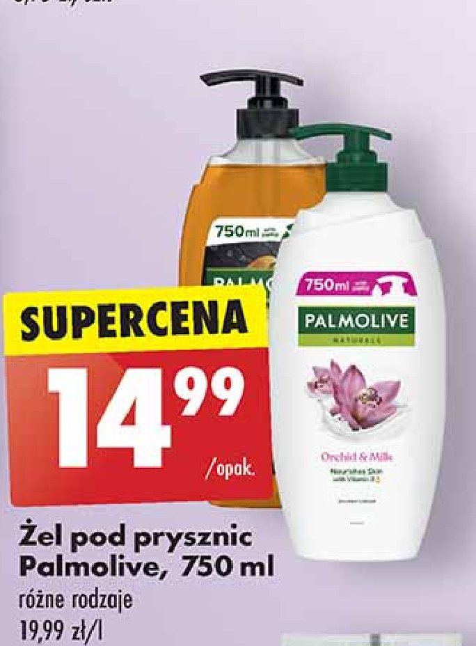 Żel pod prysznic czarna orchidea Palmolive naturals promocja