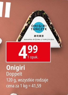 Onigiri kanapka rybna z tuńczykiem promocja