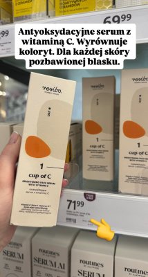 Serum do twarzy Cup of C rozświetlające z witaminą C 30ml promocja w Rossmann