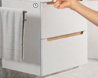 Szafka pod umywalkę STILLA 60 cm promocja w Leroy Merlin