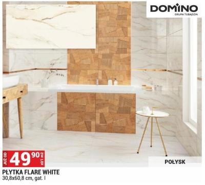 PŁYTKA FLARE WHITE 30,8x60,8 cm promocja w Merkury Market