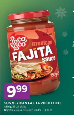 Sos Mexican Fajita Poco Loco promocja w Stokrotka
