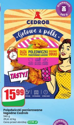 Polędwiczki panierowane łagodne Cedrob promocja w Dino