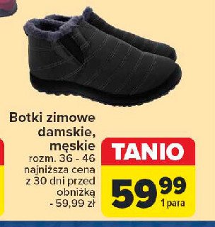 Botki zimowe damskie 36-46 promocja