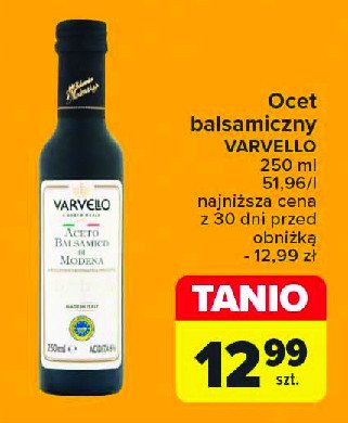 Ocet balsamiczny z modeny Varvello promocja