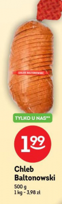 Chleb baltonowski krojony promocja