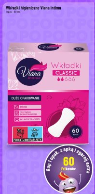Wkładki higieniczne Viana Intima Classic promocja w POLOmarket