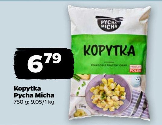 Kopytka Pycha micha promocja w Netto