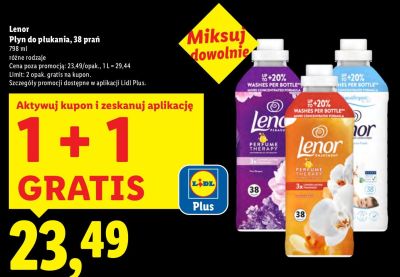 Płyn do płukania Lenor Płyn do płukania, 38 prań promocja w Lidl