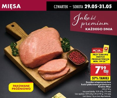 Szynka wieprzowa bez kości Kraina mięs promocja