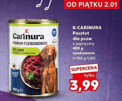 Pasztet dla psów z jagnięciną promocja w Kaufland