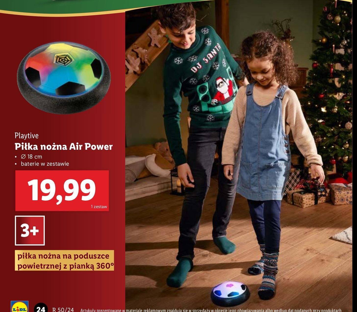 Piłka nożna air power Playtive promocja