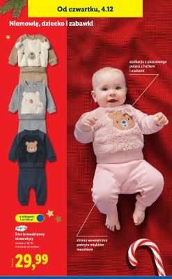 Dres termoaktywny niemowlęcy rozm. 62-92 promocja w Lidl