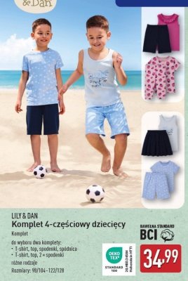 Komplet dzieci臋cy: t-shirt + top + 2x spodenki Lily & dan promocja