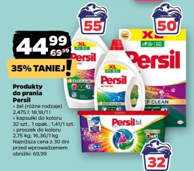 Żel do prania  2,475 l promocja w Netto