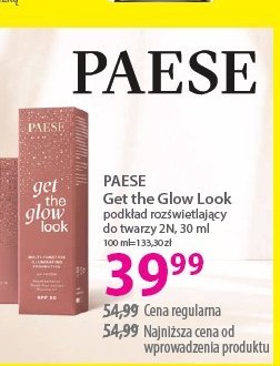 Podkład do twarzy get the glow look 2n Paese promocja w Hebe