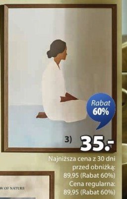 Obraz WAY OF NATURE kobieta w bieli promocja w Jysk