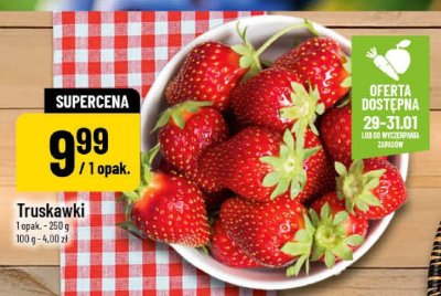 Truskawki promocja w POLOmarket
