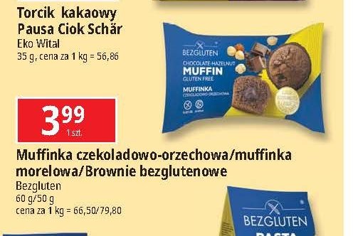 Ciastko brownie malinowe Bezgluten promocja