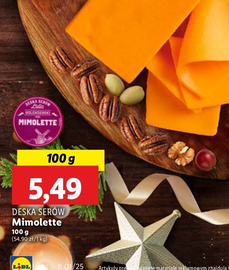 Ser mimolette Deska serów lidla promocja