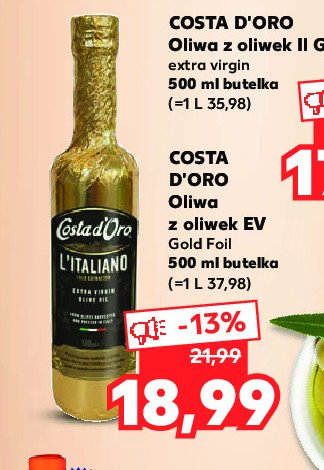 Oliwa z oliwek extra vergine l'italiano gold promocja