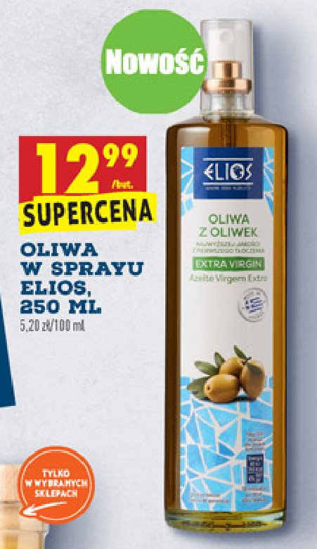 Oliwa w sprayu Elios promocja