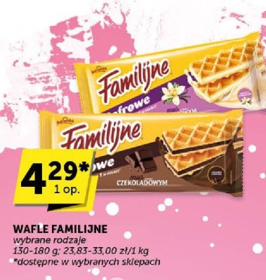 Wafle Familijne wybrane rodzaje promocja w ABC