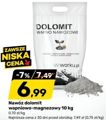Nawóz dolomit wapniowo-magnezowy 10 kg promocja w Bricomarche