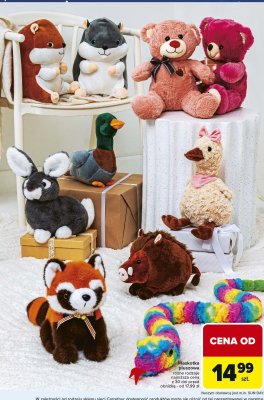 Maskotka pluszowa różne rodzaje promocja w Carrefour