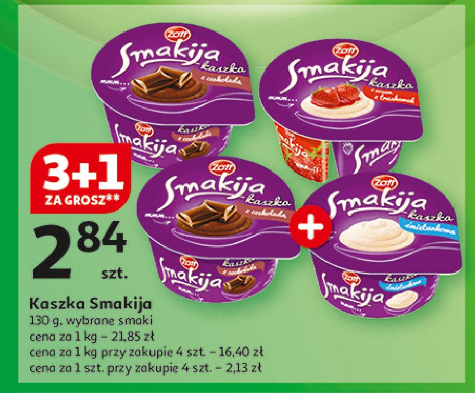 Kaszka z sosem z truskawek Smakija promocja