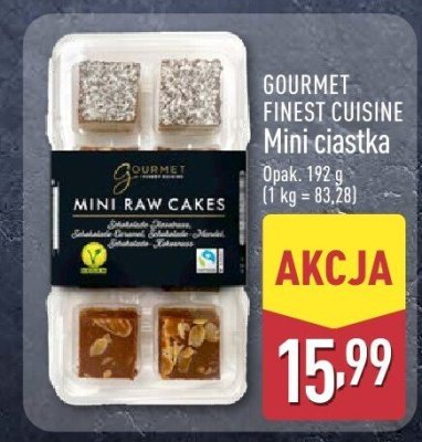 Mini ciastka Gourmet Finest Cuisine promocja w Aldi