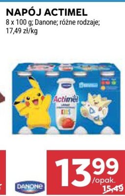 Napój Actimel 8-pak promocja w Stokrotka