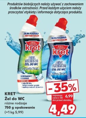 Żel do WC różne rodzaje 750 ml  promocja w Kaufland