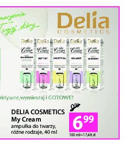 Składnik aktywny dodatek do kremu kwas hialuronowy Delia my cream promocja
