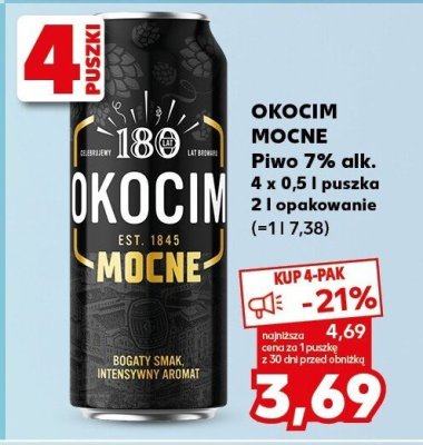 Piwo Mocne promocja w Kaufland