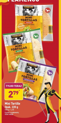 Tortille mini czosnkowe Espanisimo promocja