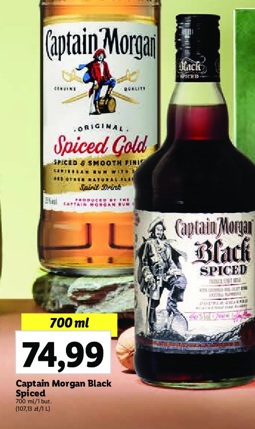Rum Captain morgan black spiced promocja