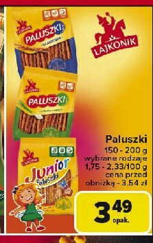 Paluszki Lajkonik junior paluszki promocja