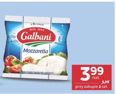 Ser mozzarella Galbani promocja w Stokrotka