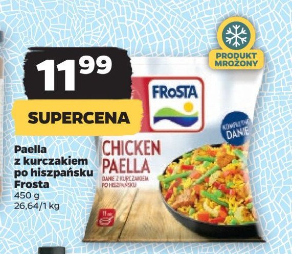 Chicken paella Frosta promocja